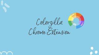 Colorzilla Chrome Extension