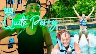 102. AMAZON UNBOXING + MOMMY GOT TO SWIM WITH DOLPHINS | QUITE PERRY
