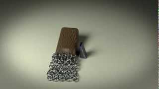 Blender 2.66 - Chain Mail Physics Test