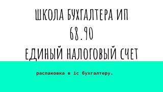 68.90 "Единый налоговый счет", ЕДИНЫЙ НАЛОГОВЫЙ СЧЕТ - обучающий модуль  бухгалтеру ИП