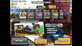 « The sky is lava » public Event Hill Climb Racing 2