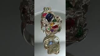 Кольцо с камнями.+79117047793  #серебро #кольцо #gold #jewelry #ring