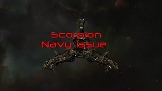 EVE online Scorpion Navy Issue тестим капостабильный актив фит на миссии 4 лвл