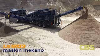 Maskin Mekano Ls1203. Diesel-elektrisk sortering i fire fraktioner.