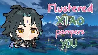 ASMR M4M Flustered XIAO pampers you [Kisses][Fluff][Rain Ambiance] [Genshin Impact]