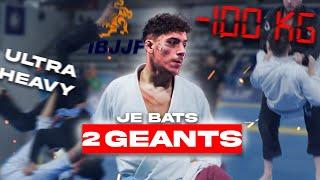 JE BATS 2 GÉANTS DE 100 KG - Vlog compétition de BJJ