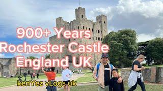 900+ Years Rochester Castle in England UK