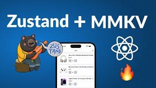 React Native Shopping Cart with Zustand and MMKV