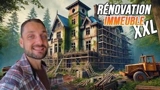 RÉNOVATION D'UN IMMEUBLE XXL ! (C'est immense...)