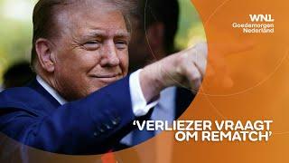 Trump wil geen tweede debat met Harris: 'Heb ruimschoots gewonnen'