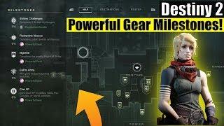 Destiny 2 - How To Get Powerful Gear Milestones Every Week! (Easy Powerful Gear!)