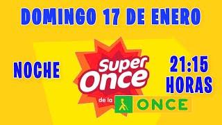 Resultado del sorteo Super Once de la Noche del Domingo 17 de Enero de 2021