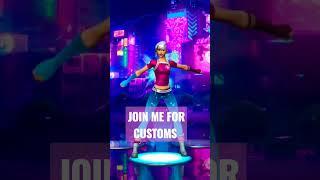 Customs starting soon join live #fortnite #follow #gamers #snapseed #time