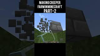 Making creeper farm in Minecraft part-2#minecraft#minecraftbuilding#trending#viralvideo#trend#virals