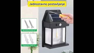 Solarna RETRO Lampa za zid