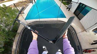 NEW TRAMPOLINE SCOOTER TRICKS!