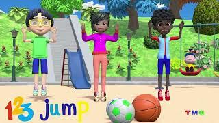 Tap Clap Bump Jump | 1,2,3 Clap | Nursery Rhymes | Fun Song for kids