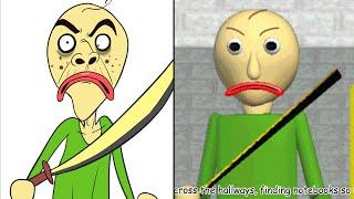 Baldi's Basics in Behavior Drawing Meme | Funny Baldi's Basics