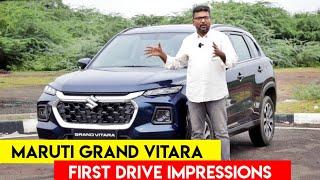 Maruti Grand Vitara 2022 drive review - Decent performance | Bigger Brezza | Birlas Parvai