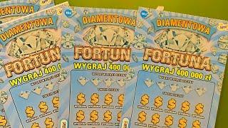 Zdrapki Lotto  DIAMENTOWA FORTUNA #0763 - PREMIERA - 5 zdrapek