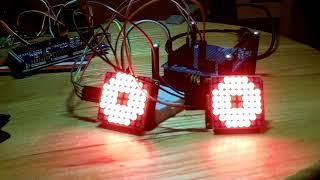 8X8 LED matrix eyes program