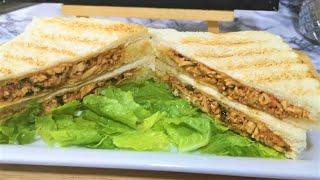 Chicken Cheese Sandwich | Chicken Parmesan Sandwich | Cooking with Soha