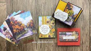 FREE CLASS! 3 Stampin' Up! Splendid Autumn Cards | September 2024 Bonus Project Kit