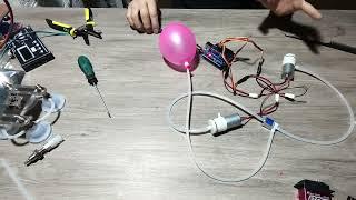 arduino inflating balloon. Simulate breathing  Use the tutorial