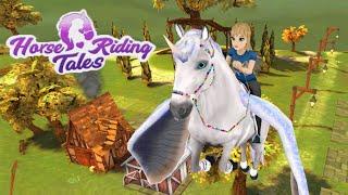 Приручаем нового белого аликорна и проходим 35 уровень  Horse Riding Tales