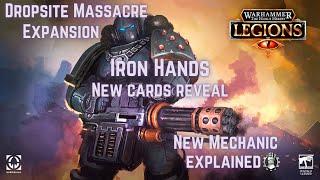 Iron Hands NEW CARDS REVEAL || The Horus Heresy: Legions