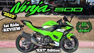 2025 Kawasaki Ninja 500 1st Ride & Review | KRT Edition