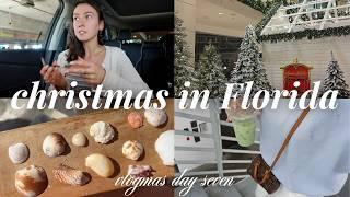 VLOG: Christmastime in Florida Barry's Bootcamp, Beach + lot's of coffee {vlogmas day 7}