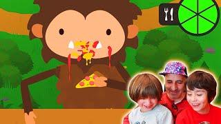 Dani y Evan en SNEAKY SASQUATCH de Apple arcade - Big Foot roba comida