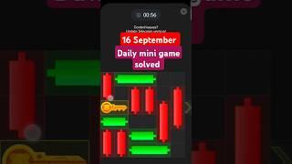 16 September hamster Kombat daily mini game code today #hamsterkombatminigame