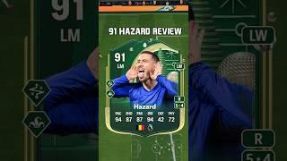 91 Hazard Review in EA Sports FC 25 #shorts #short #fc25 #eafc25 #winterwildcards #edenhazard #fifa