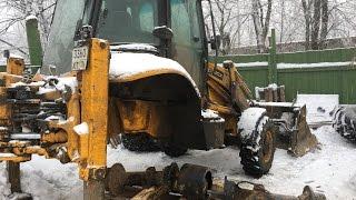 РЕМОНТ тормозов на ЭКСКАВАТОРЕ-ПОГРУЗЧИКЕ JCB3CXRepairs JCB#часть 2