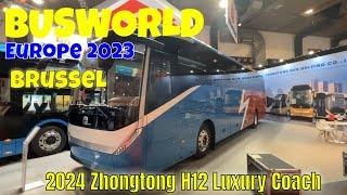 2024 Zhongtong H12 Luxury Coach From China   Interior And Exterior   Busworld Europe 2023 Brussel