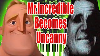 Mr.Incredible Becomes Uncanny but its MIDI (Auditory Illusion) | Mr.Incredible Breakdown Piano sound