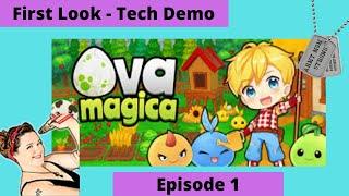 Ova Magica Tech Demo / First Look / Lets Play "Farming, Crafting, Exploring & Blob Fights" Episode 1