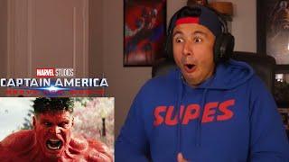 CAPTAIN AMERICA BRAVE NEW WORLD OFFICIAL TRAILER REACTION!