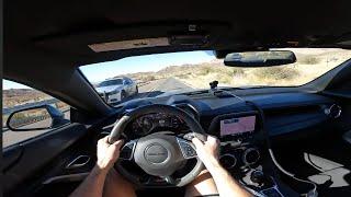 Screaming Down Mexico Canyon Roads At High Speeds In Camaro SS 1LE POV