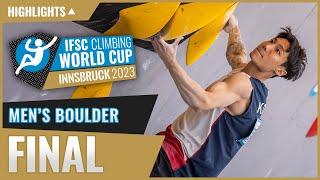 Men's Boulder final highlights || Innsbruck 2023