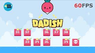 Dadish: World 4 , All Levels + All Stars , iOS/Android Walkthrough