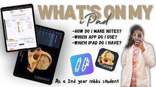 What's on my iPad️|How I take notes on iPad|2nd year mbbs|medvlogs