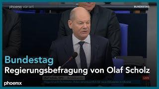 Regierungsbefragung mit Olaf Scholz (SPD) im Deutschen Bundestag | 04.12.24