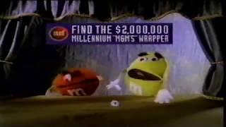 1998 M&M TV Ad Millenium Contest "Find the Red M&M"