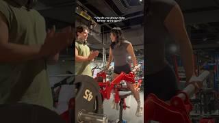 always have like 6 gym crushes to debrief each other on   #gym #fit #fitness #workout #training