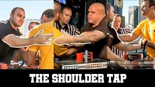 Armwrestling Technique: The Shoulder Tap | Devon Larratt | Travis Bagent | Don Underwood