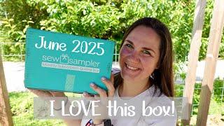  2025 June Sew Sampler | Fat Quarter Shop | UNBOXING @freespiritfabrics5457 #tulapink