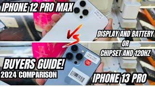 IPHONE 12 PRO MAX VS IPHONE 13 PRO:BATTERY KA BA OR FASTER CHIPSET?! PHONE COMPARISON 2024